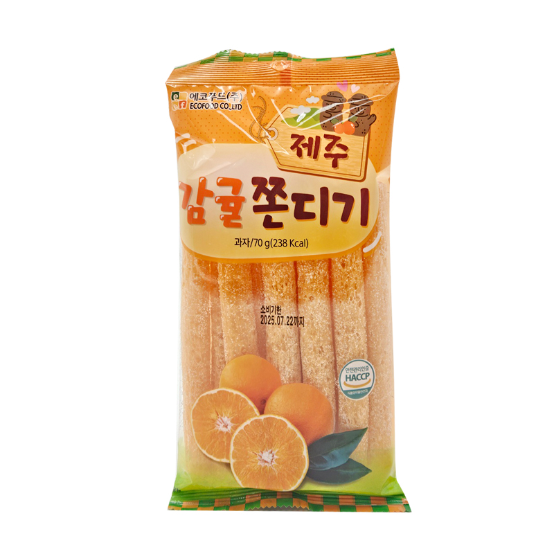 에코푸드 감귤 설탕 쫀디기