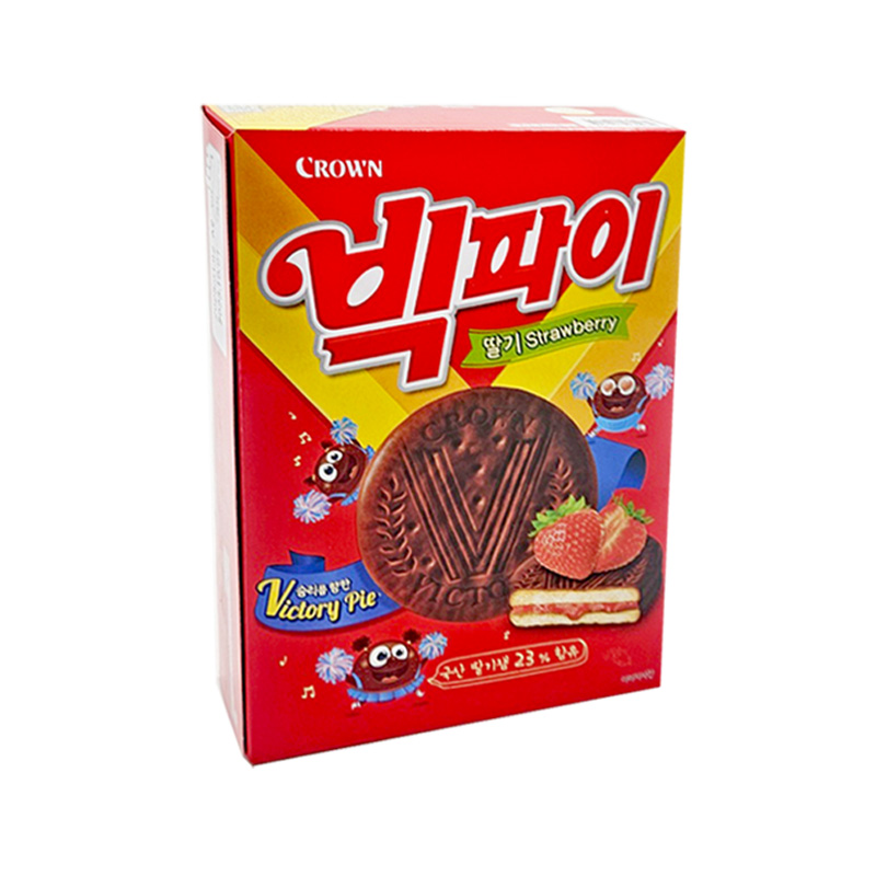 크라운 빅파이 딸기