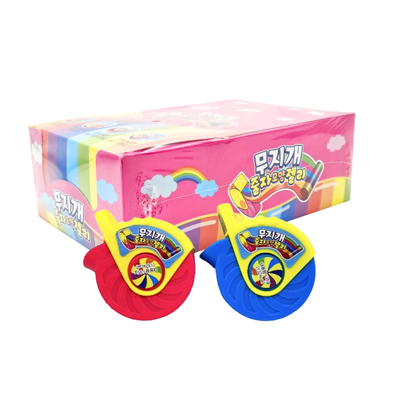 무지개 줄자모양젤리