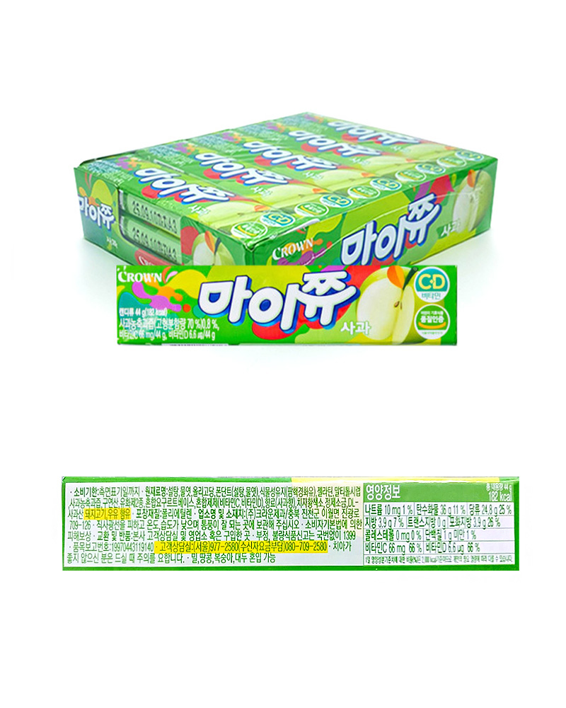 크라운 마이쮸 사과 & 상품정보