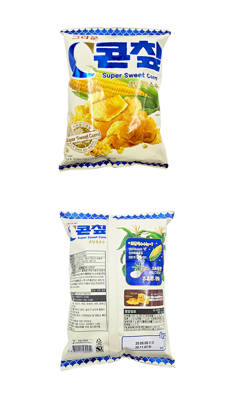 크라운 C콘칲 초당옥수수 & 상품정보