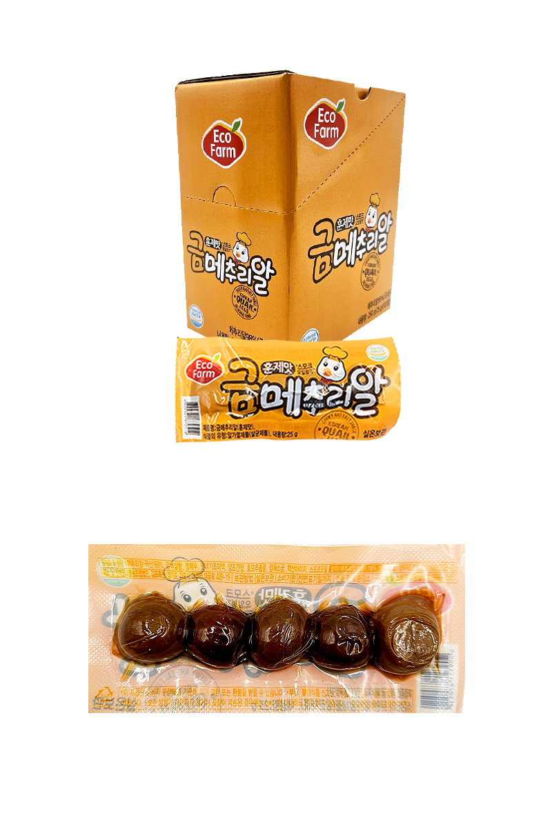 훈제맛 금메추리 & 상품정보