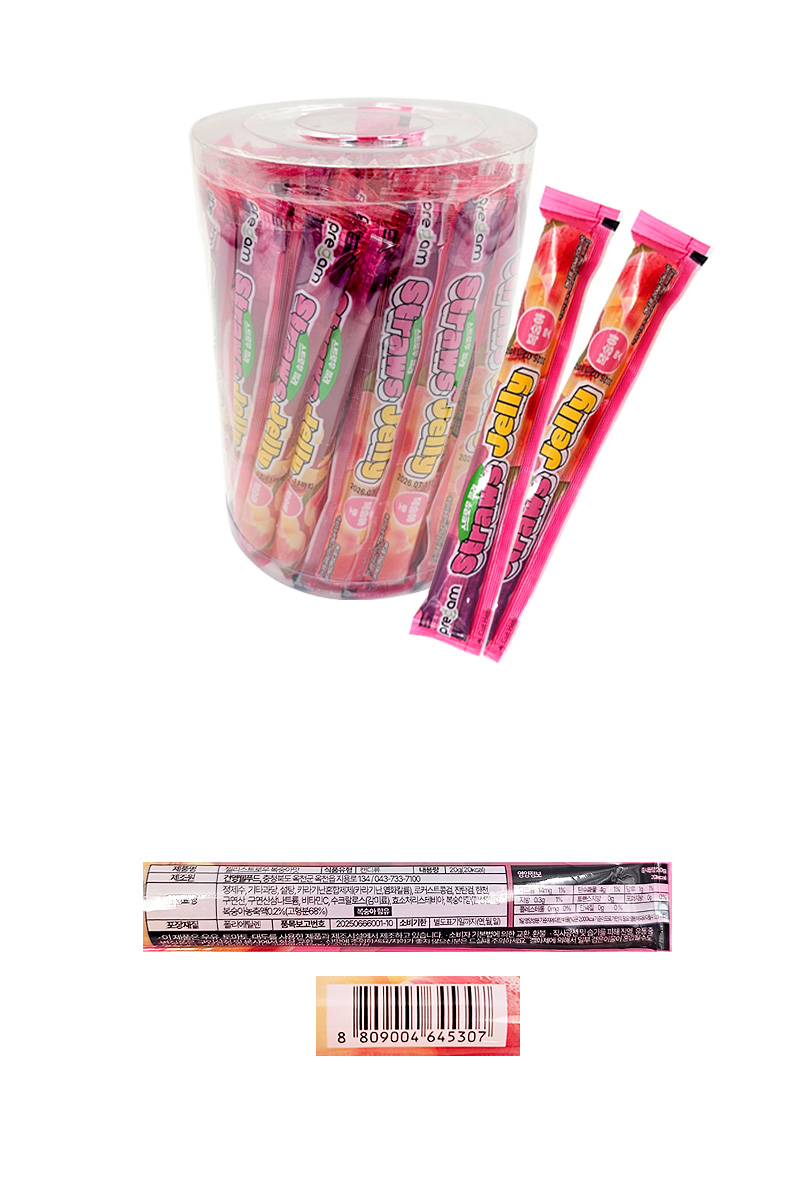 젤리스트로우 복숭아 & 상품정보