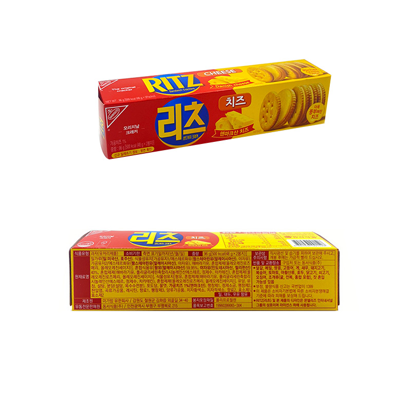 동서 리츠 크래커 치즈 & 상품정보