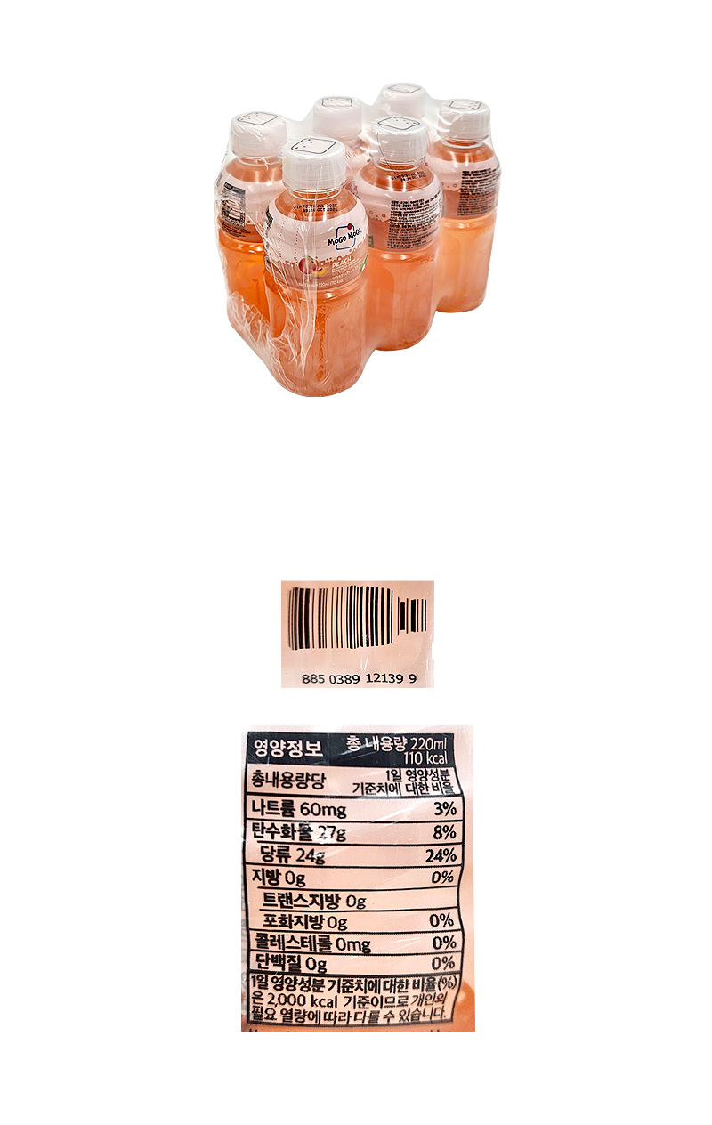 모구모구 복숭아 (소) & 상품정보