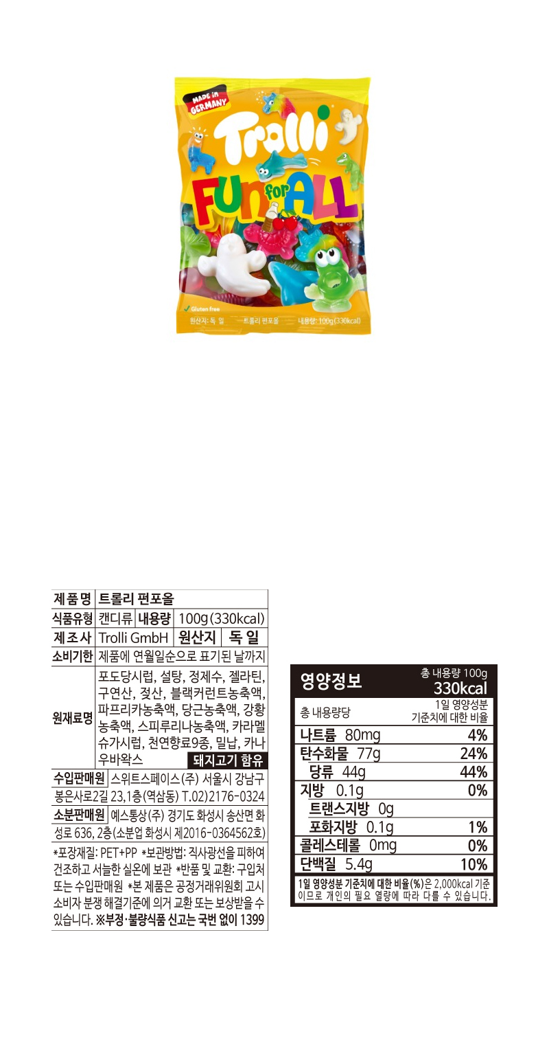트롤리 펀포올 & 상품정보