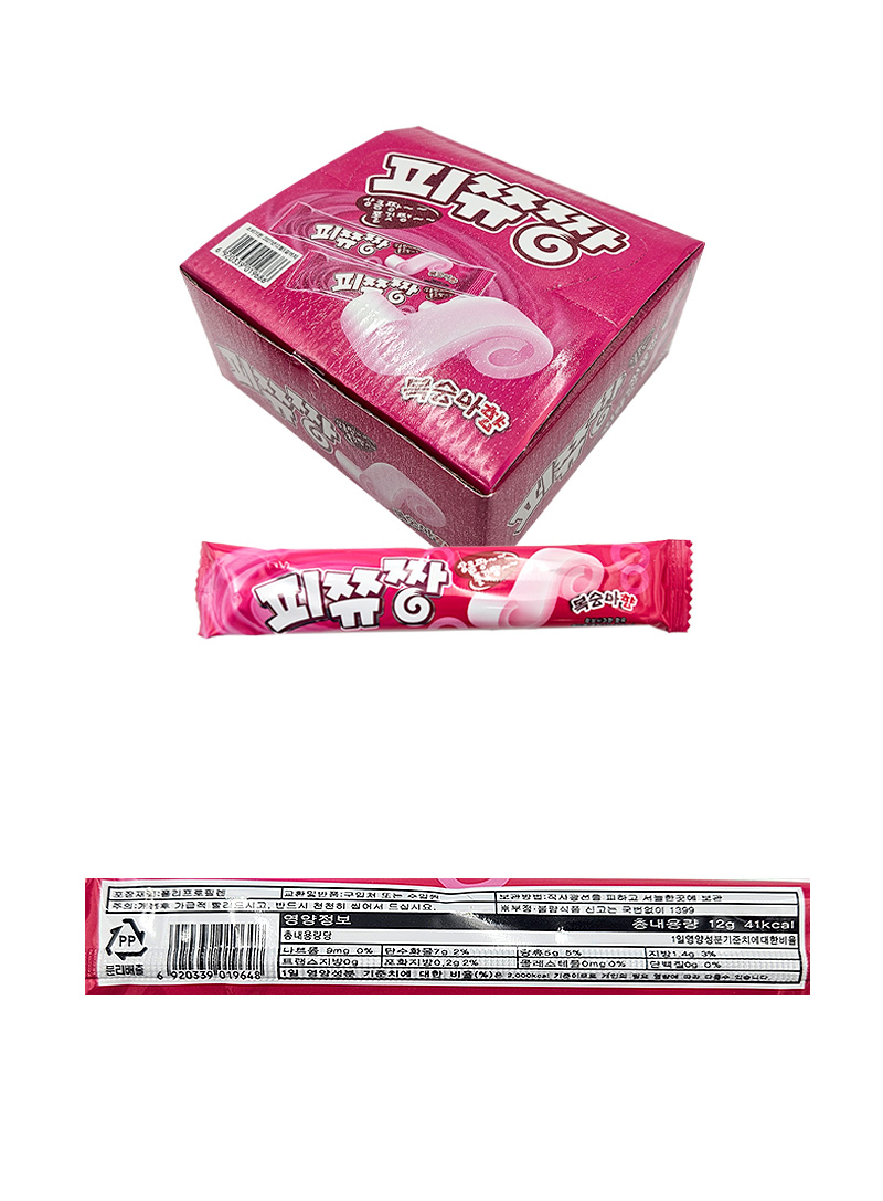 피쮸짱 복숭아향 & 상품정보