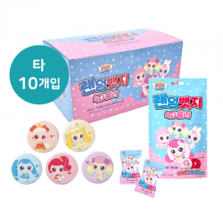 캐치티니핑 랜덤뱃지 4D젤리 24g X 10개 [1박스6타]