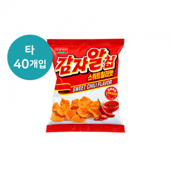 감자알칩 스위트칠리맛 25g X 40개 [1박스40개]