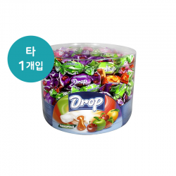드롭 어소티드 소프트캔디 1kg X 1개 [1박스8타]