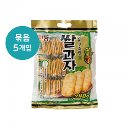 미룡 구운 고소한 쌀과자 240g X 5개 [1박스10개]