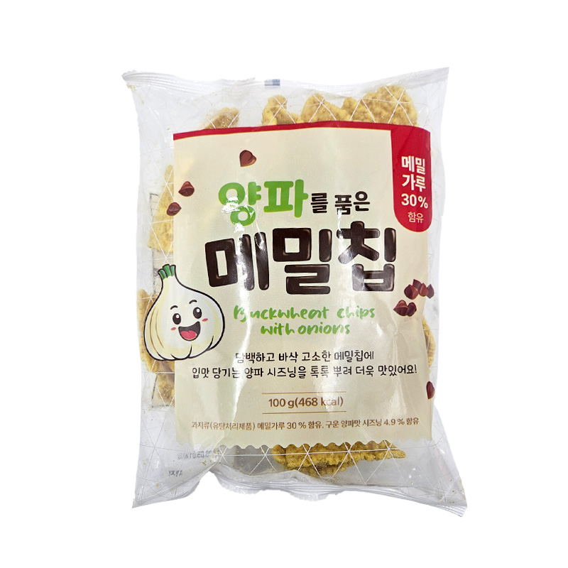 싱싱 양파를 품은 메밀칩