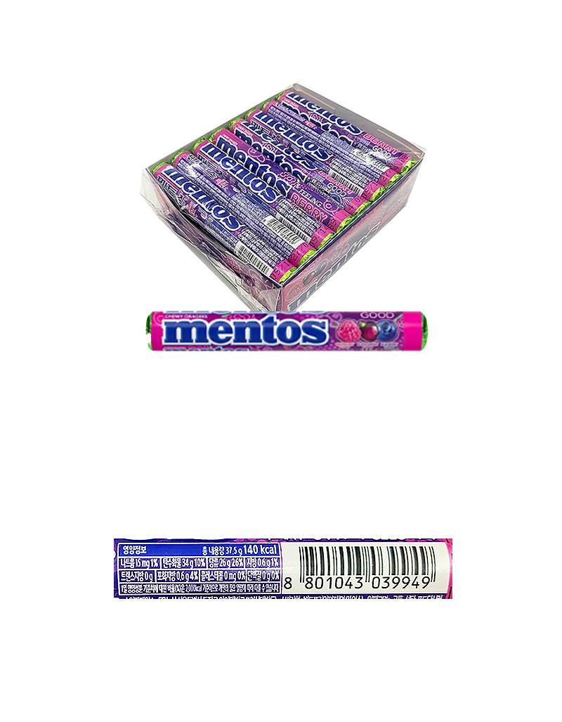 멘토스 필링베리굿 & 상품정보